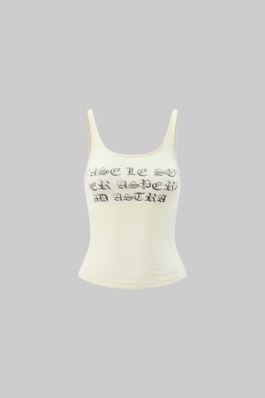 Rase le sol Graphic Print Tank Top