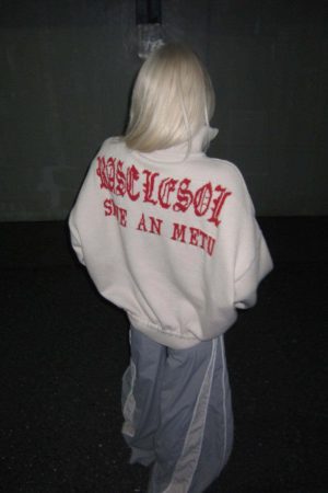 Rase le sol High-Waisted Colorblock Wide-Leg Pants