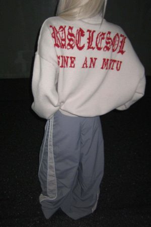 Rase le sol High-Waisted Colorblock Wide-Leg Pants