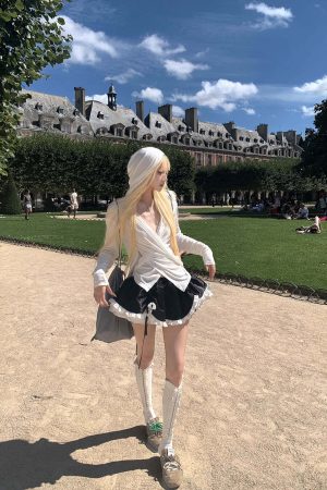 Rase le sol Hooded Draped Layered Top