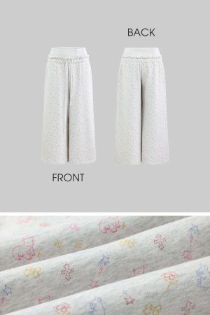 Rase le Sol Hoodie and Wide-Leg Pants Set