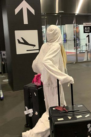 Rase le Sol Hoodie and Wide-Leg Pants Set