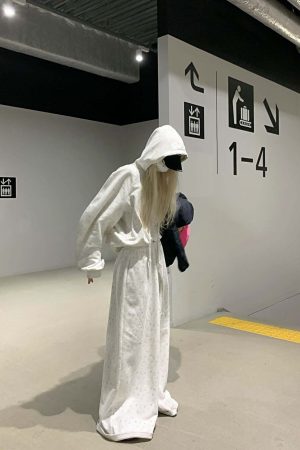 Rase le Sol Hoodie and Wide-Leg Pants Set