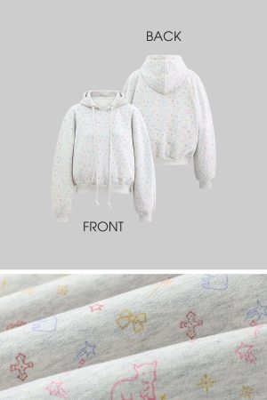 Rase le Sol Hoodie and Wide-Leg Pants Set