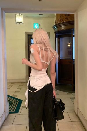 Rase le sol Invisible Fishline White Camisole