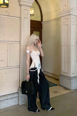 Rase le sol Invisible Fishline White Camisole