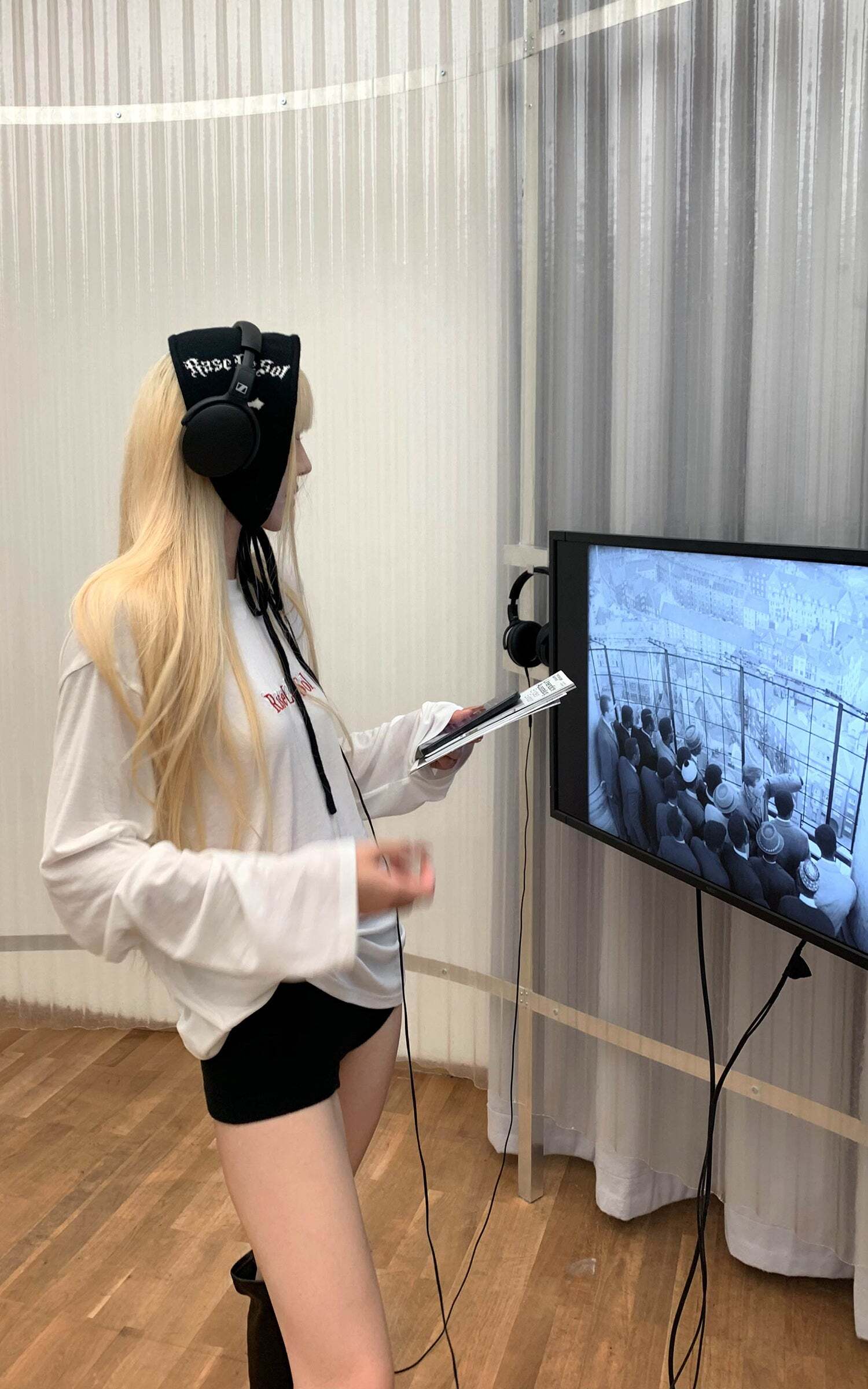 Rase le sol Knitted Shorts with Matching Headscarf Rase le sol Knitted Shorts with Matching Headscarf