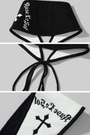 Rase le sol Knitted Shorts with Matching Headscarf