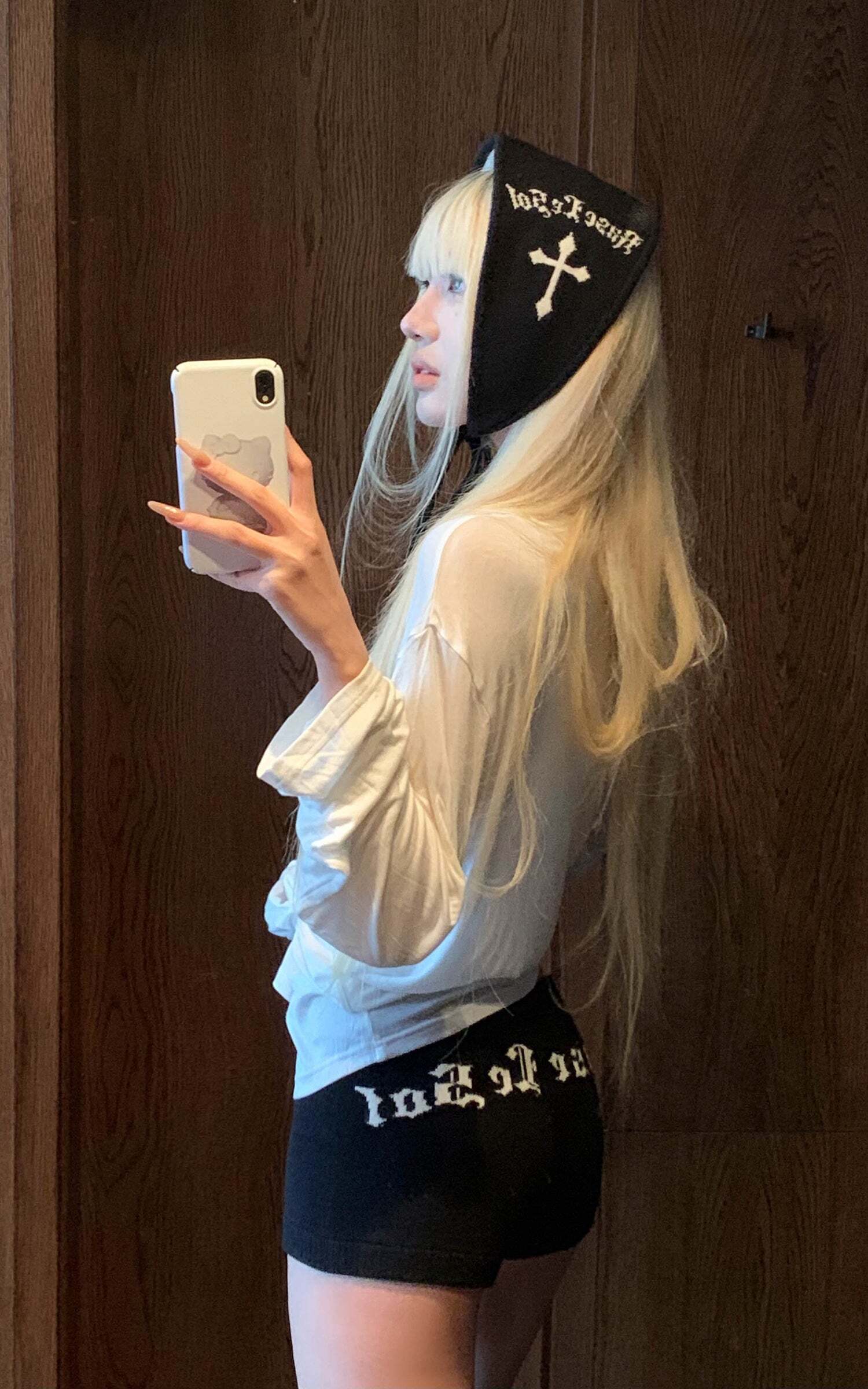 Rase le sol Knitted Shorts with Matching Headscarf Rase le sol Knitted Shorts with Matching Headscarf