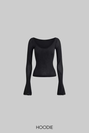 Rase Le Sol Lace Detail Hoodie & Shorts Set