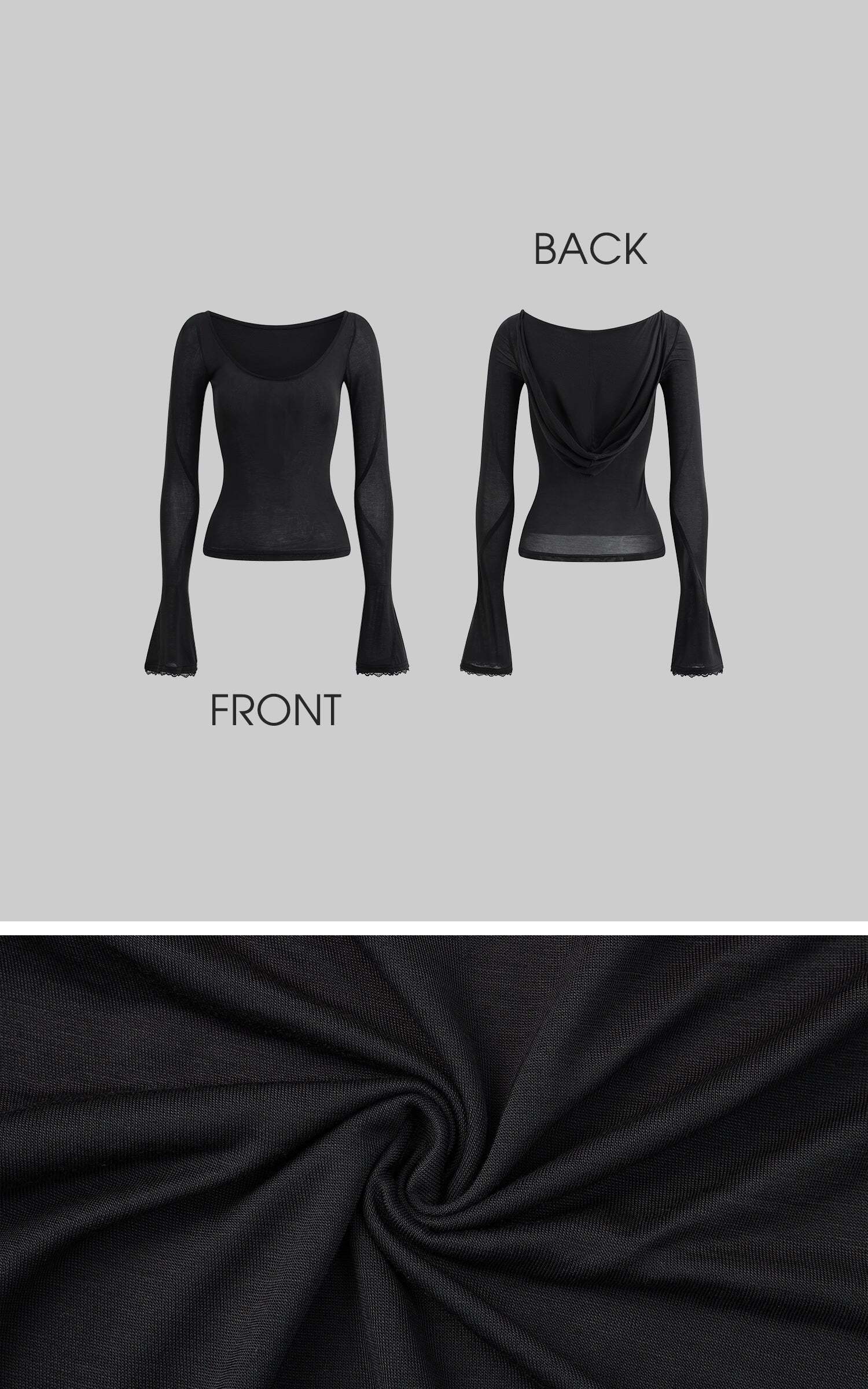 Rase Le Sol Lace Detail Hoodie & Shorts Set Rase Le Sol Lace Detail Hoodie & Shorts Set