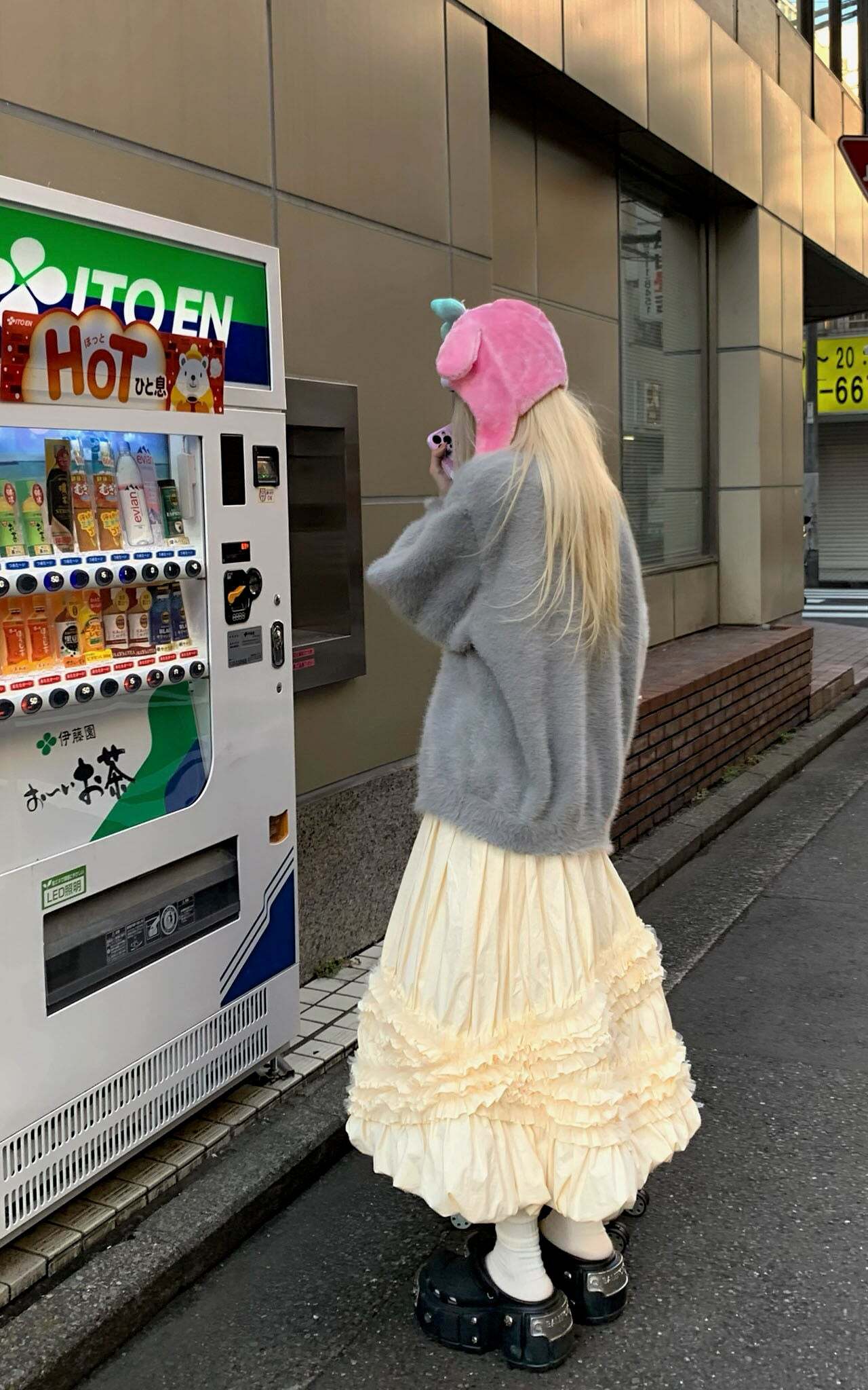 Rase le sol Lace-Tiered Puff Midi Skirt Rase le sol Lace-Tiered Puff Midi Skirt