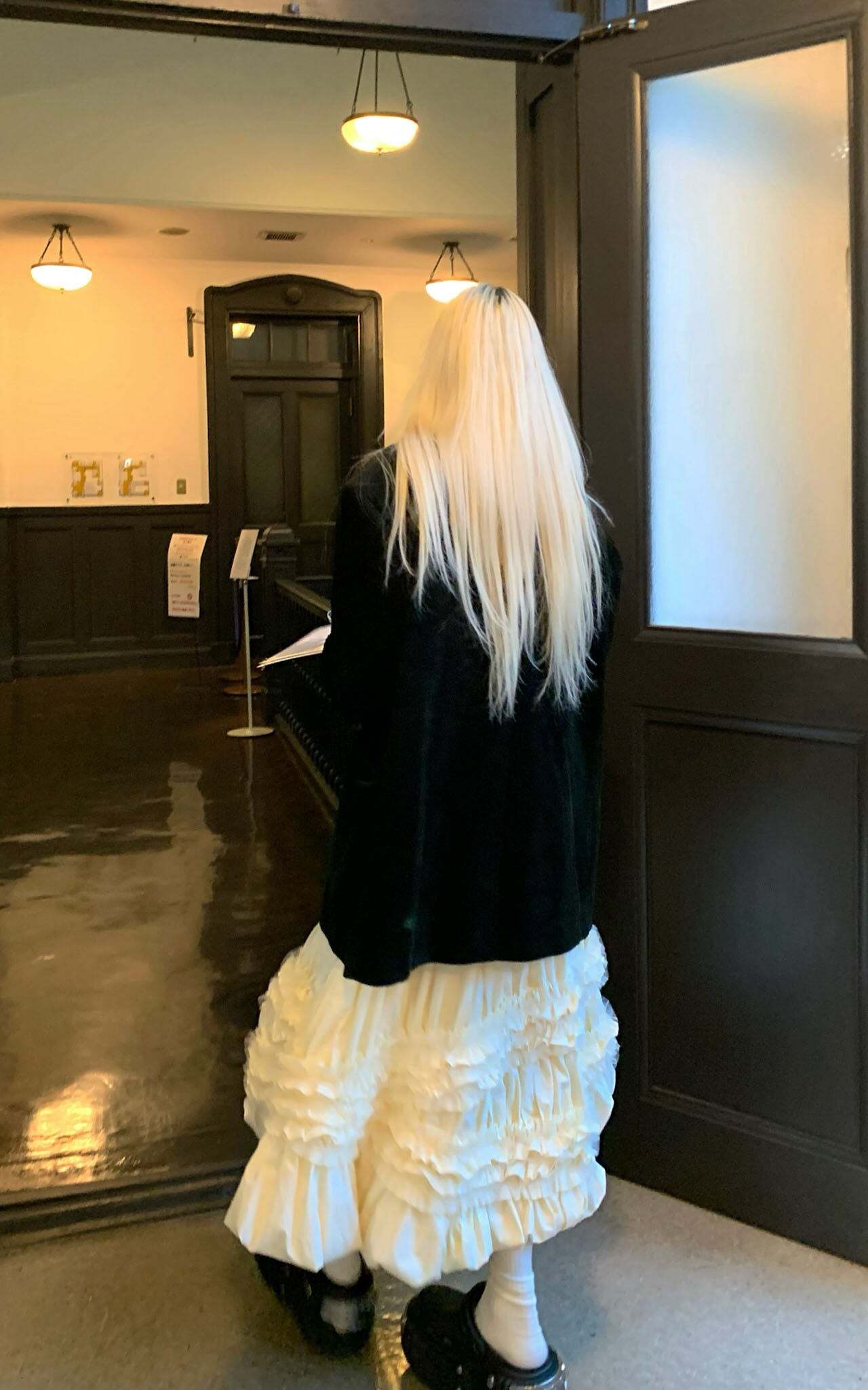 Rase le sol Lace-Tiered Puff Midi Skirt Rase le sol Lace-Tiered Puff Midi Skirt