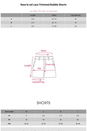 Rase le sol Lace-Trimmed Bubble Shorts