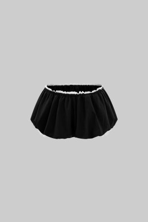 Rase le sol Lace-Trimmed Bubble Shorts