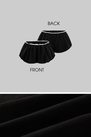 Rase le sol Lace-Trimmed Bubble Shorts