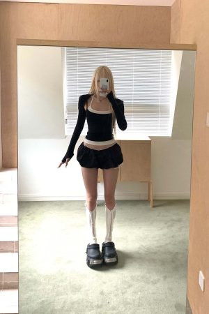 Rase le sol Lace-Trimmed Bubble Shorts