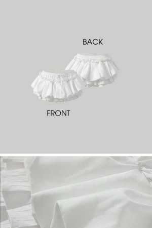 Rase le sol Layered Ruffle Mini Skirt