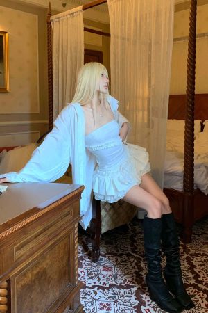 Rase le sol Layered Ruffle Mini Skirt