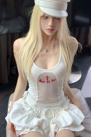 Rase le sol Layered Ruffle Mini Skirt