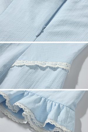 Rase le sol Light Slumber Lace-Trimmed Camisole Dress Set