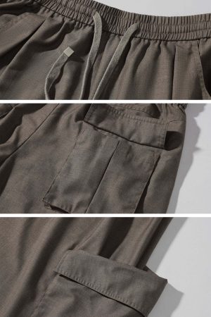 Rase le sol Loose Cargo Pocket Pants