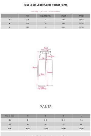 Rase le sol Loose Cargo Pocket Pants
