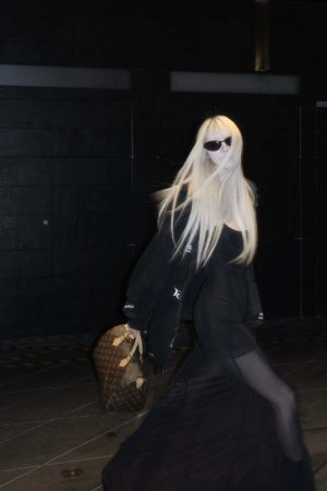 Rase le sol Mesh Spliced Slip Maxi Dress