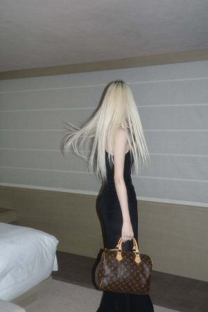 Rase le sol Mesh Spliced Slip Maxi Dress