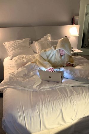 Rase le sol Oversized Fuzzy Hoodie Set