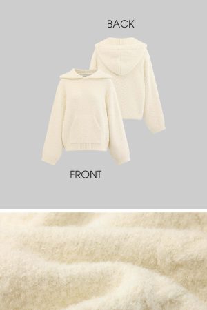 Rase le sol Oversized Fuzzy Hoodie Set