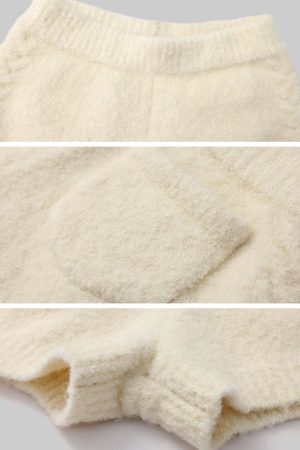 Rase le sol Oversized Fuzzy Hoodie Set