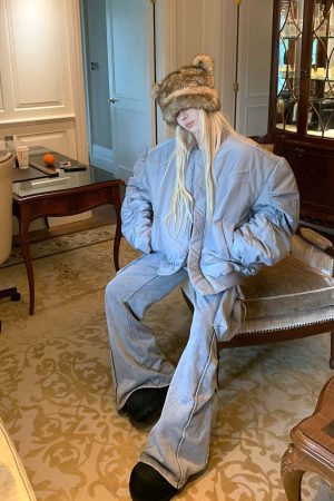 Rase le sol Oversized Padded Jacket