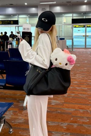 Rase le sol Oversized T-shirt and Gathered Mermaid Skirt Set