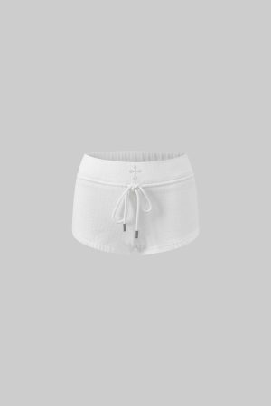 Rase le sol Quilted Texture Stretch Shorts
