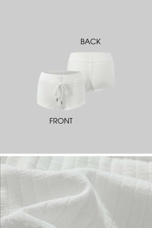 Rase le sol Quilted Texture Stretch Shorts