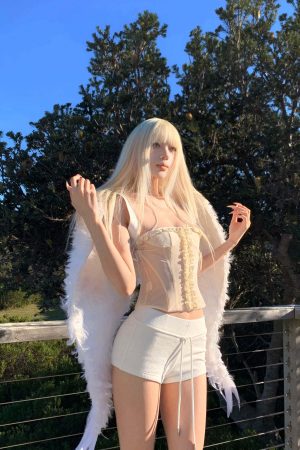 Rase le sol Quilted Texture Stretch Shorts