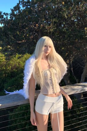 Rase le sol Quilted Texture Stretch Shorts