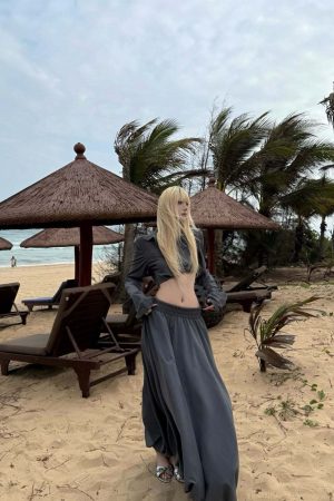 Rase le sol Relaxed Shirt & Maxi Skirt Set