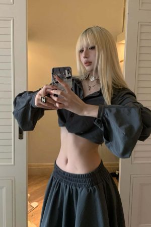 Rase le sol Relaxed Shirt & Maxi Skirt Set