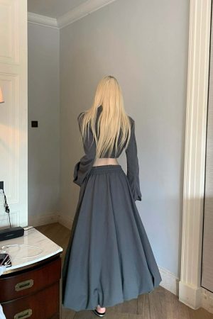 Rase le sol Relaxed Shirt & Maxi Skirt Set