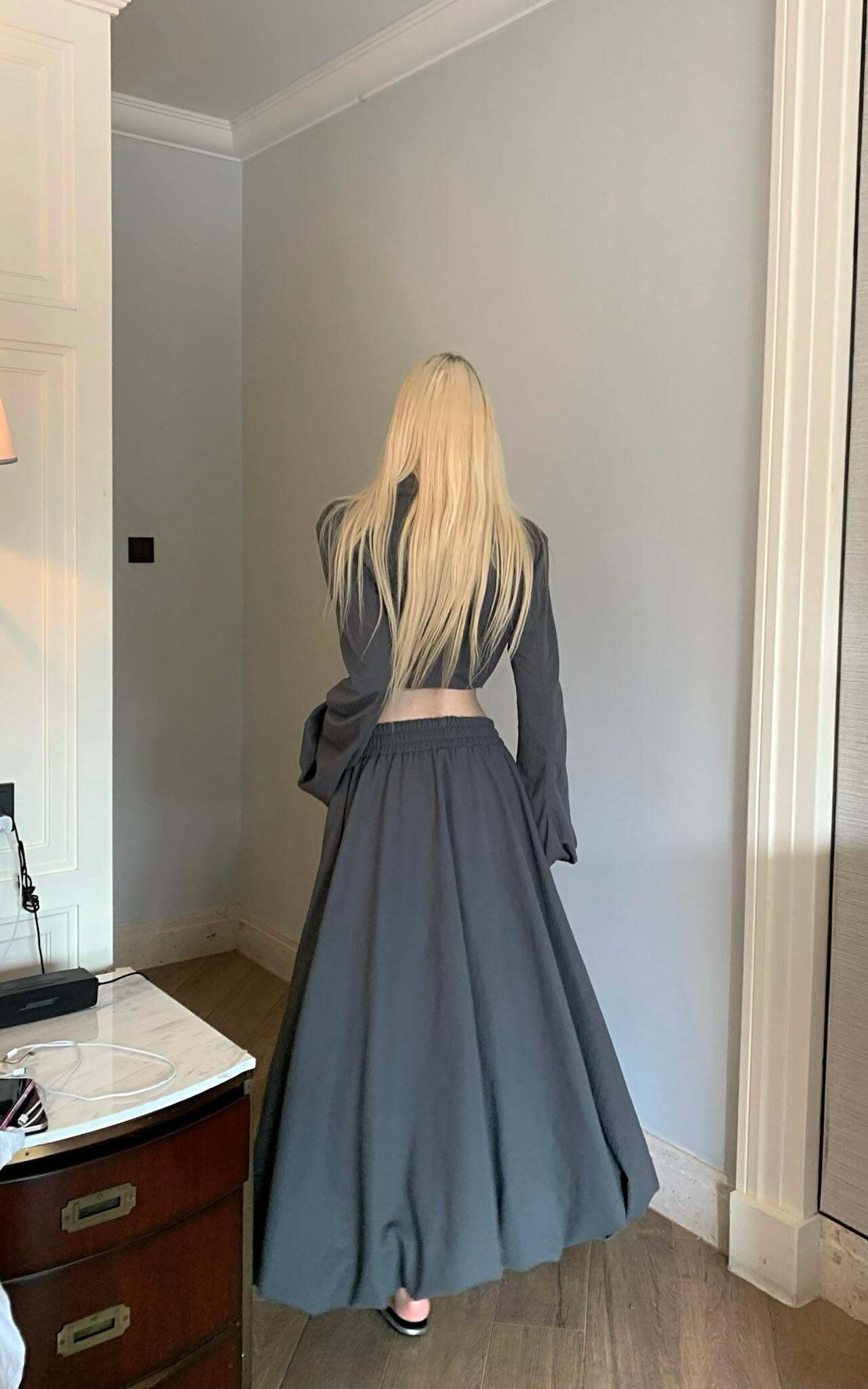 Rase le sol Relaxed Shirt & Maxi Skirt Set Rase le sol Relaxed Shirt & Maxi Skirt Set