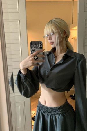 Rase le sol Relaxed Shirt & Maxi Skirt Set