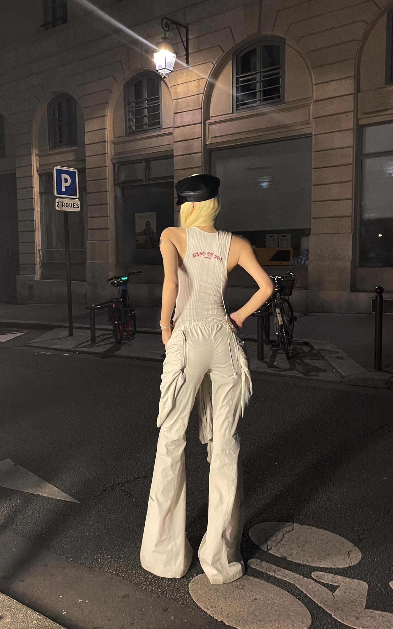 Rase le sol Ribbed Embroidered Tank Top Rase le sol Ribbed Embroidered Tank Top