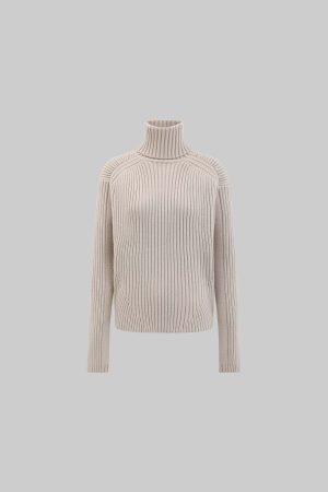 Rase le sol Ribbed High-Neck Sweater