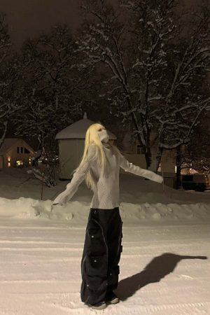 Rase le sol Ribbed High-Neck Sweater