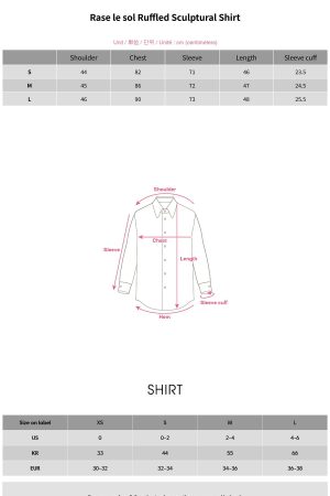 Rase le sol Ruffled Sculptural Shirt