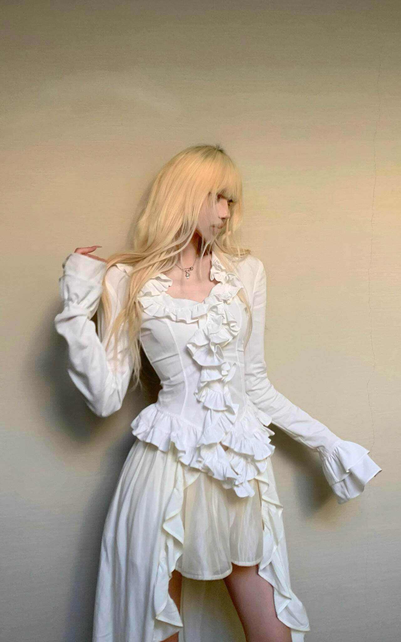 Rase le sol Ruffled Sculptural Shirt Rase le sol Ruffled Sculptural Shirt