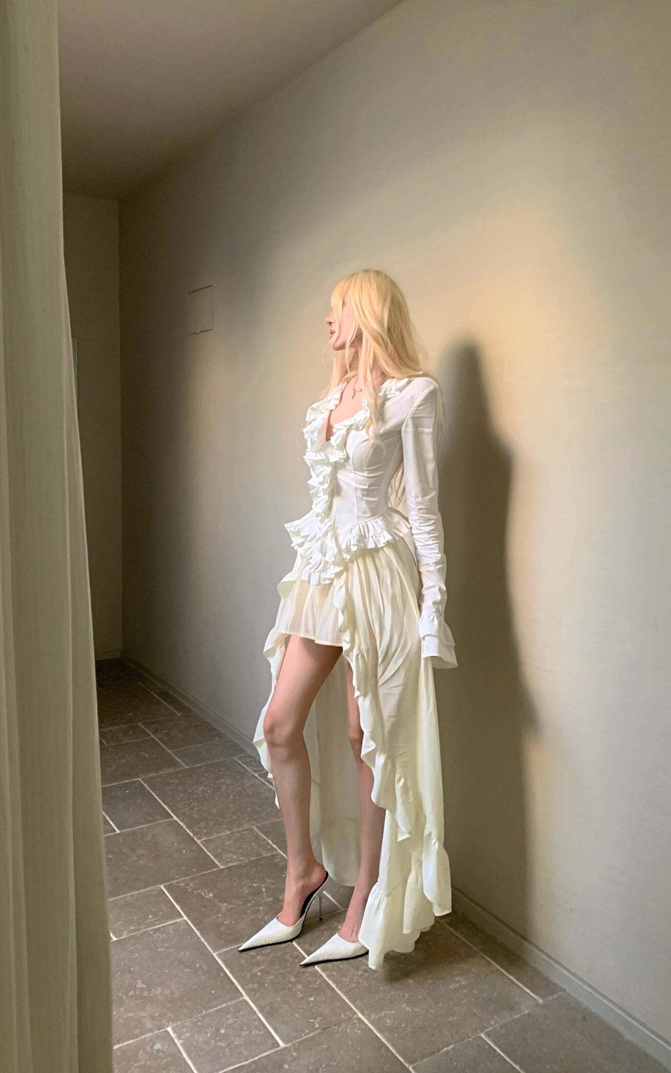 Rase le sol Ruffled Sculptural Shirt Rase le sol Ruffled Sculptural Shirt