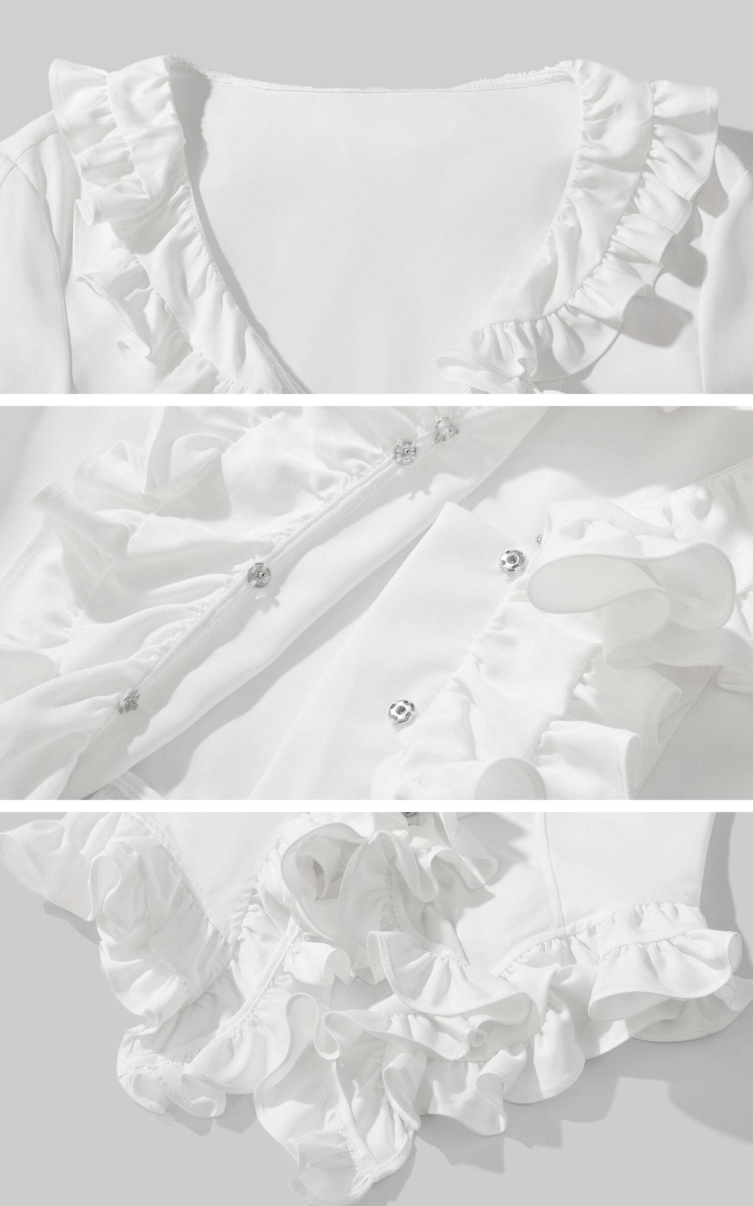 Rase le sol Ruffled Sculptural Shirt Rase le sol Ruffled Sculptural Shirt